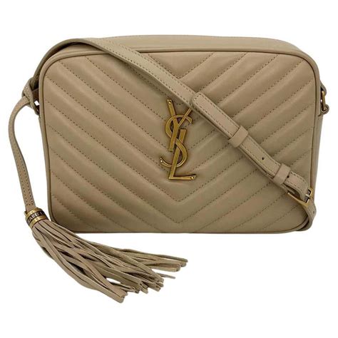 ysl camera bag dark beige.